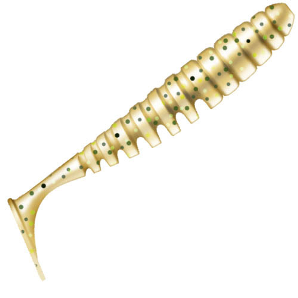 Приманка ZUB-SHAD  75мм(3")-6шт, (цвет 503) коричневый с блестками