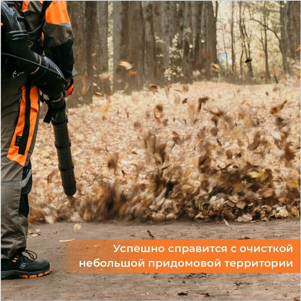 Воздуходувка электрическая садовая VILLARTEC BSE265 / садовый пылесос воздуходувка