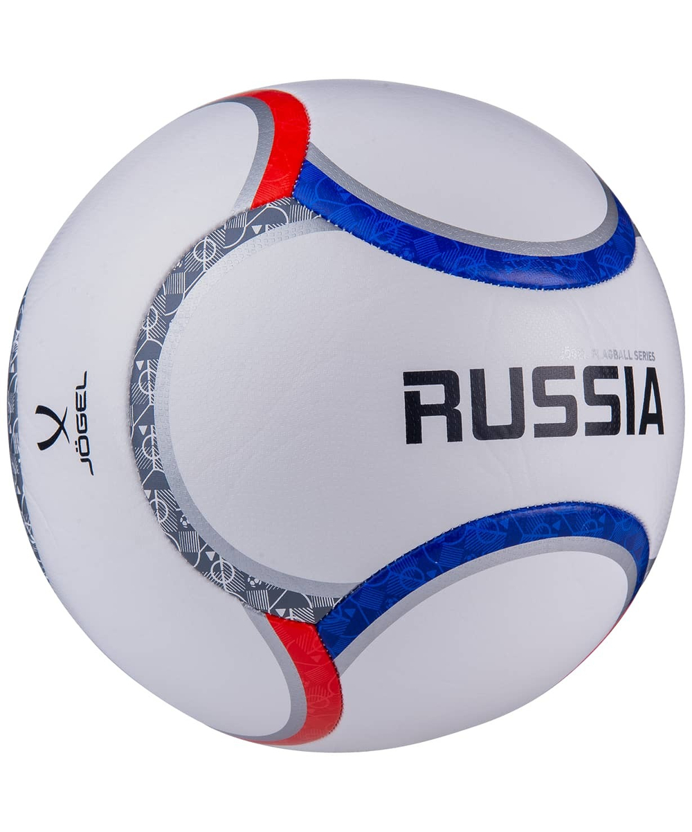 Мяч футбольный Flagball Russia №5, белый