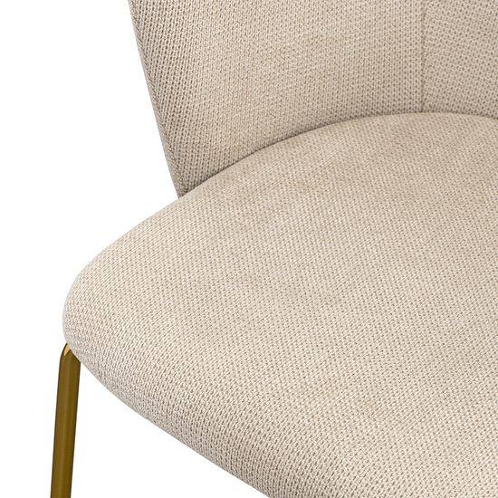 Стул dwight, фактурный шенилл, светло-бежевый
