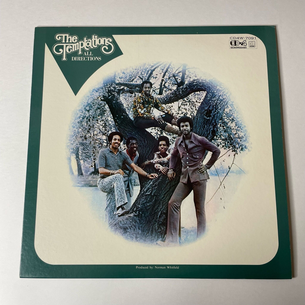 Винтажная виниловая пластинка LP The Temptations All Directions (Japan 1975) (No Obi) Quadraphonic