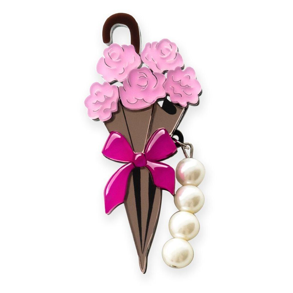 Зонтик / Umbrella, brooch, Color Зонтик / Umbrella, brooch, Color