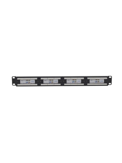 Патч-панель 19дюйм 1U кат.5E неэкранир. 24 порта RJ-45 Dual IDC TOKOV ELECTRIC TKE-PP-5E-1U-24P-UTP