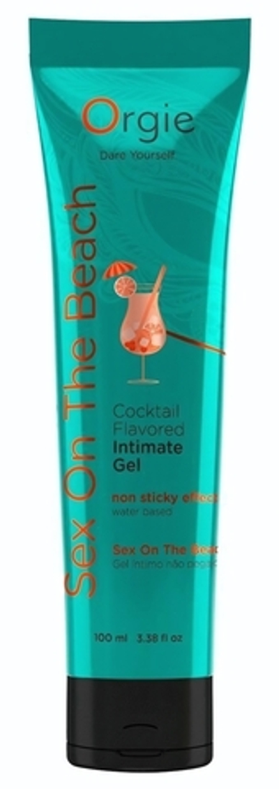 Съедобный интимный гель Orgie Lube Tube Cocktail Sex On The Beach - 100 мл.