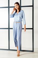 3903 Брюки женские (голубой)