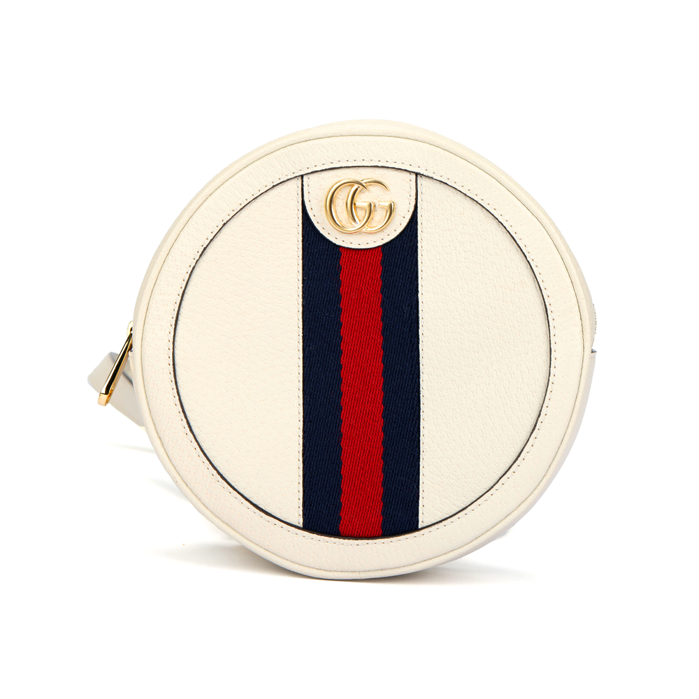 GUCCI Ophidia Fabric Backpack Mini Women"s White