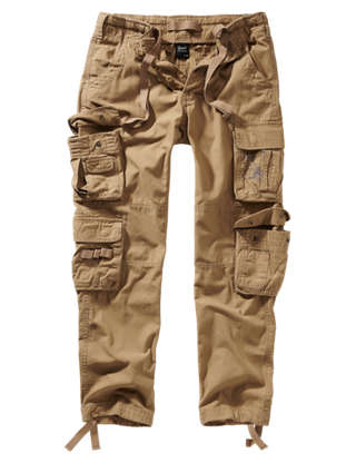 Brandit PURE SLIM FIT PANTS beige