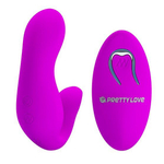 Вибромассажёр для пар с пультом ДУ Baile BI-014484W