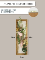 Искусственные цветы для декора стен