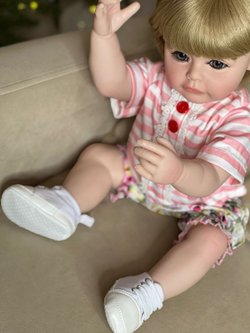 Кукла Реборн виниловая 55см в пакете (FA-286)