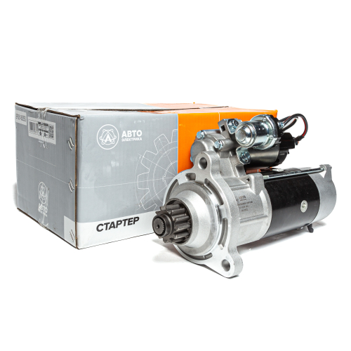 Стартер редукторный, КамАЗ, MERCEDES-BENZ, дв. MERCEDES OM457LA, 24 В, 7.8 кВт, 12 зуб. (ан. M105R3038SE-VPP, MS754, 14092804, 0051515001, M105R3038SE, 8222.3708, STP3506UL)