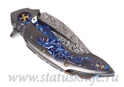 Нож Ron Best knives Damascus Zirconium Full Customфотография - 9