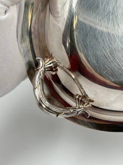 Блюдо посеребренное