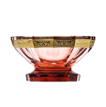 Чаша круглая на ножке Moser Tutti-Frutti Rosalin, 25.5 см