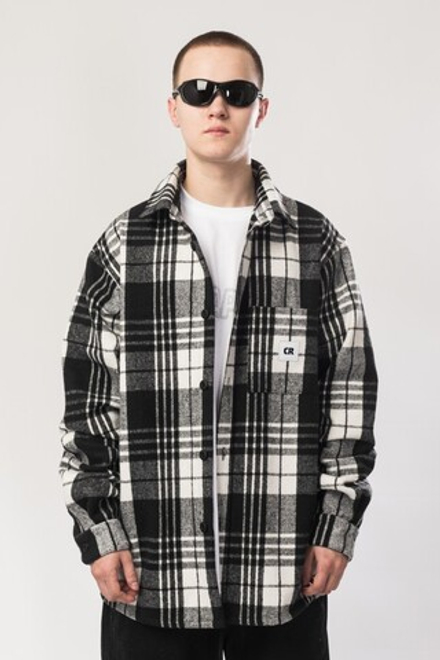 Рубашка CODERED Harbor Чёрный/Белый