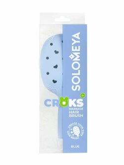 Массажная расческа для волос с отверстиями для джиббитсов Solomeya