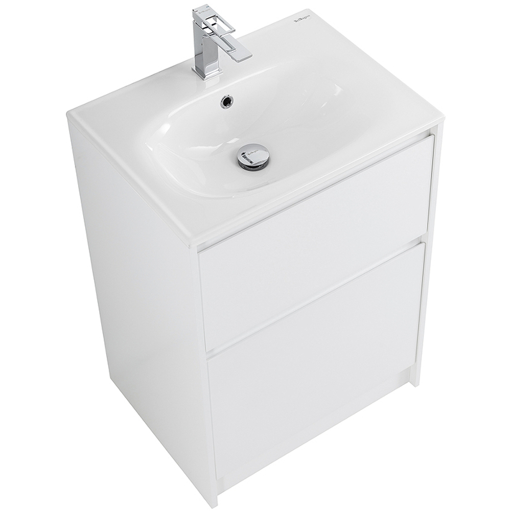 Тумба под раковину BelBagno Kraft 60 KRAFT-600-2C-PIA-BO Bianco Opaco