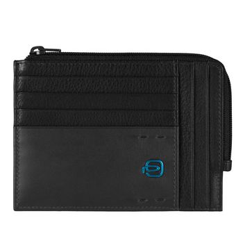Чехол для кредитных карт Piquadro Pulse черный телячья кожа (PU1243P15/N)