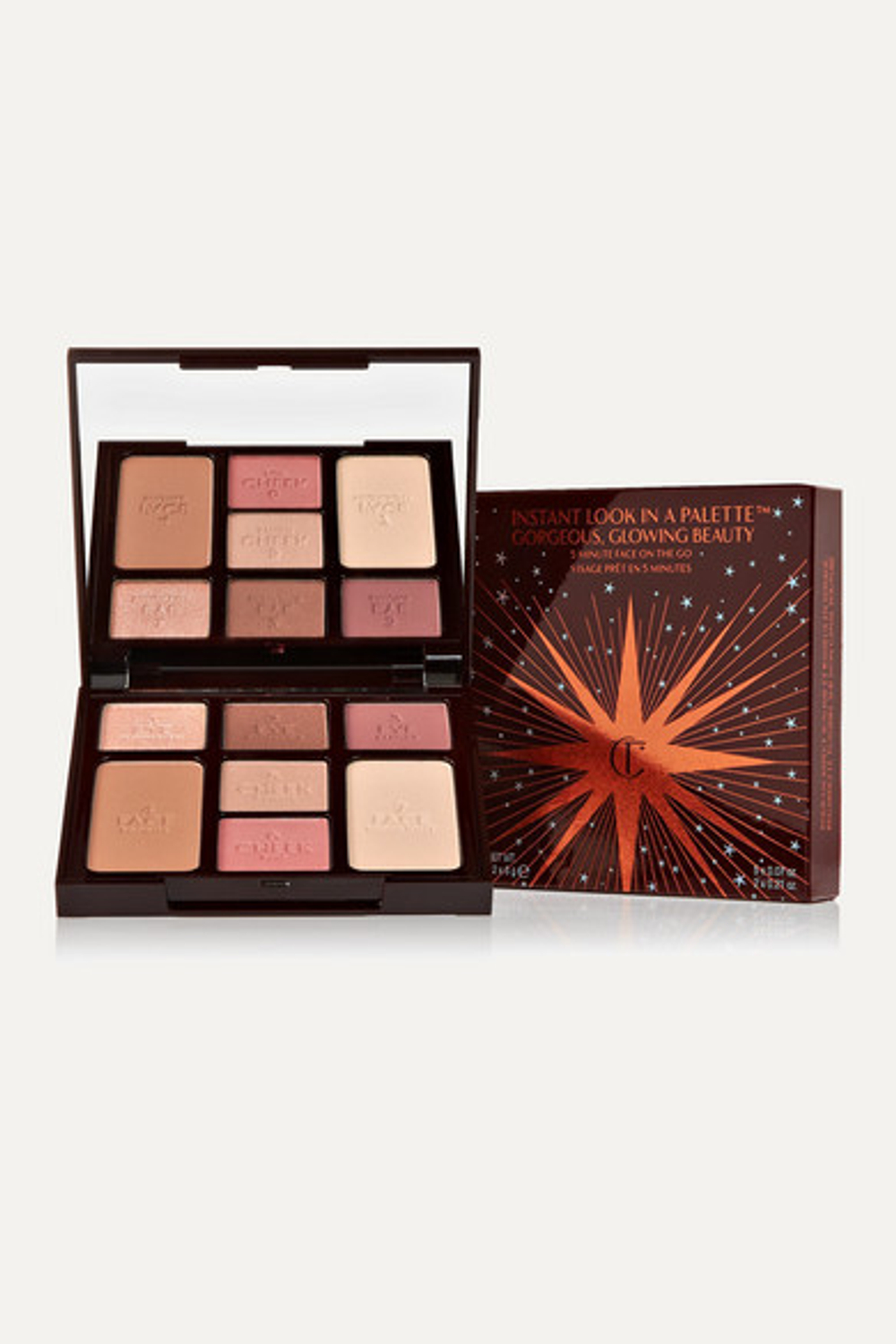 Палетка для лица Charlotte Tilbury Instant Look In a Palette Gorgeous Glowing Beauty