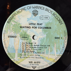 Винтажная виниловая пластинка LP Little Feat Waiting For Columbus (Germany 1978)
