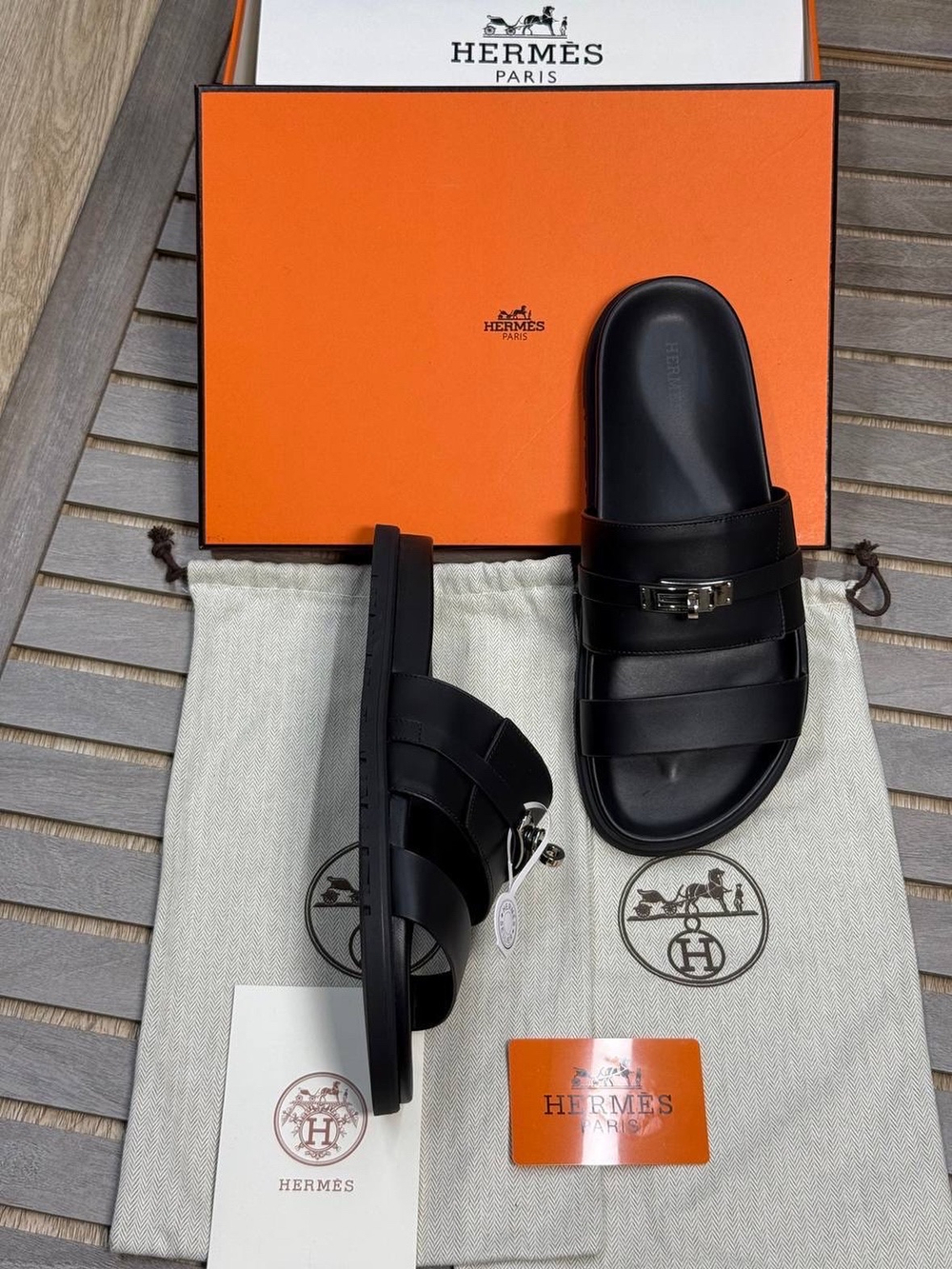 Шлепанцы Hermes Jackson