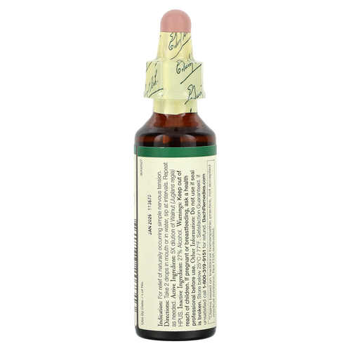 Bach, Original Flower Remedies, грецкий орех, 20 мл (0,7 жидк. унц.)