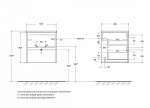 Тумба с раковиной BelBagno KRAFT-500-2C-SO-CG Cemento Grigio