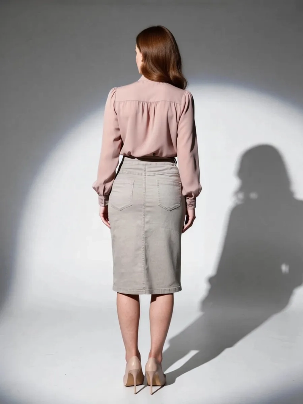 ❀ Юбка джинсовая вельветовая большие размеры ❀