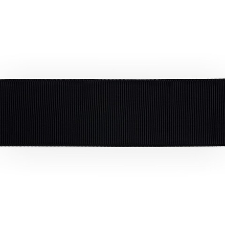 Тесьма  репсовая, 38 мм, цв.123 черный