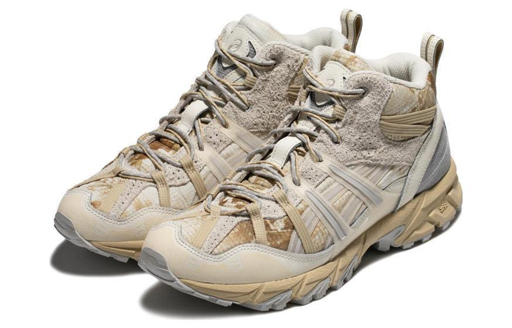 X Asics Gel-Sonoma 15-50 shock absorption non-slip mid-top outdoor functional shoes men's beige