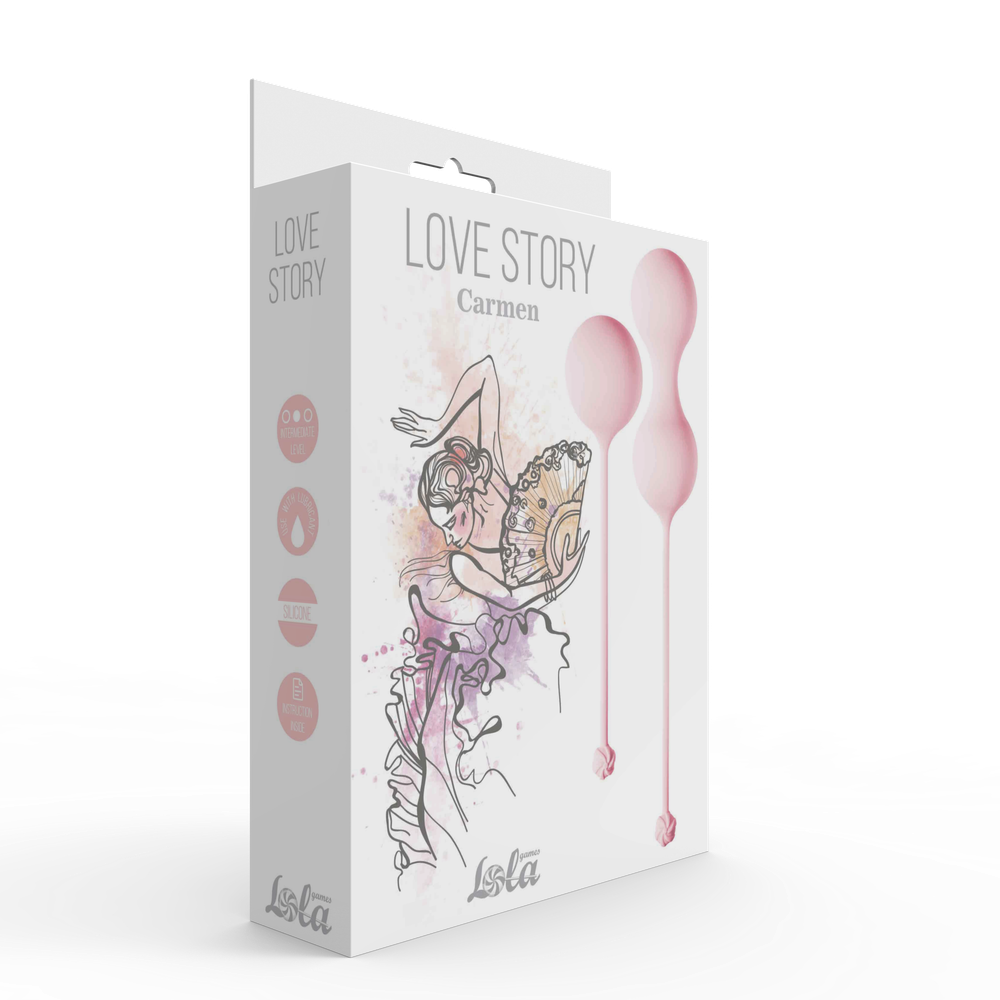 Набор вагинальных шариков Love Story Carmen Tea Rose 3011-01lola