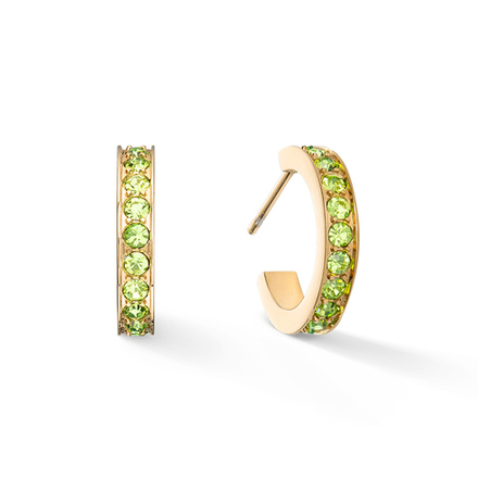 Серьги Coeur de Lion Green-Gold 0127/21-0516