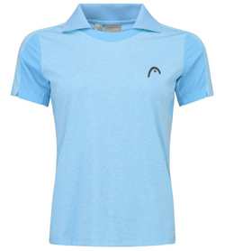 Женское поло Head Padel Tech Polo Shirt - electric blue