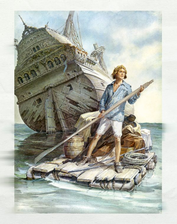 Жизнь и удивительные приключения морехода Робинзона Крузо