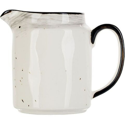 Молочник «Пастораль»;фарфор;300мл;,H=97,L=117,B=72мм;серый (Цвет: серый)