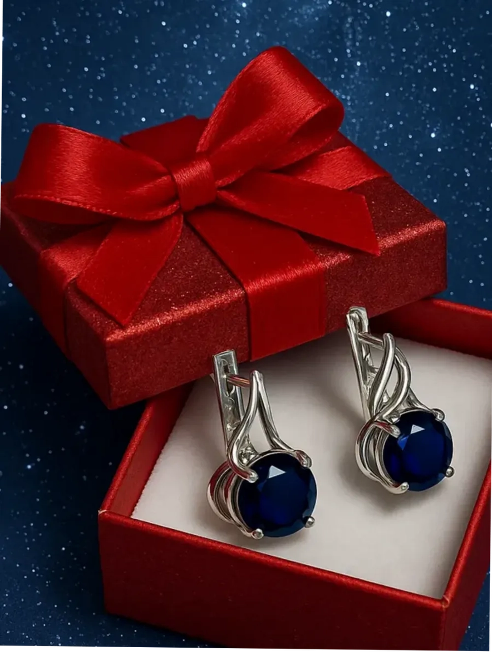 Серьги бижутерные "Магия ночи"