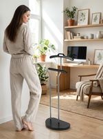 Вешалка костюмная Мебелик Д 10 металлик,  венге