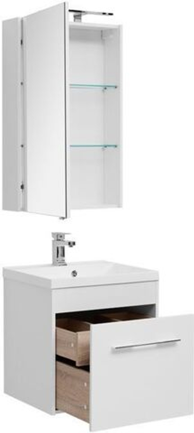 Мебель для ванной Aquanet Августа 58 белый