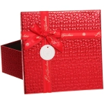 Коробка подарочная «Текстура» 24*24*10 см, красный