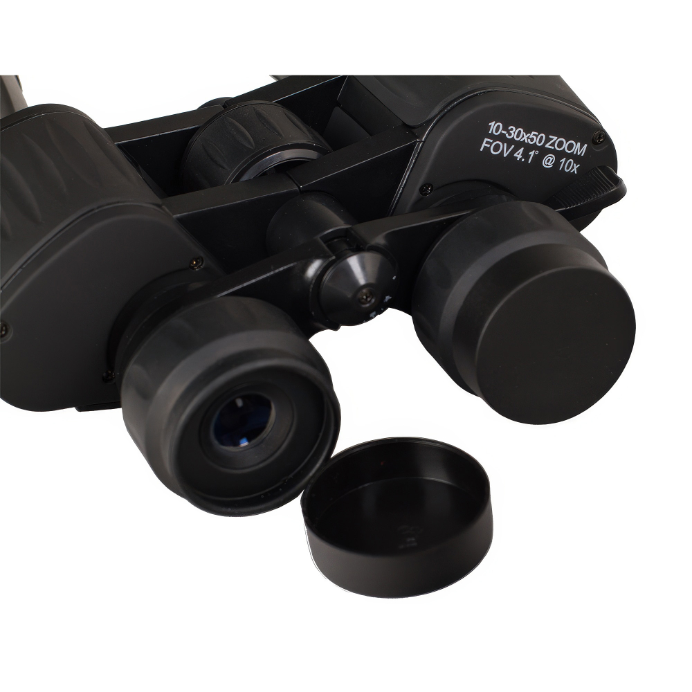 Бинокль Levenhuk Atom 10-30x50 zoom - Прочный корпус с резиновым покрытием для защиты от влаги и пыли;