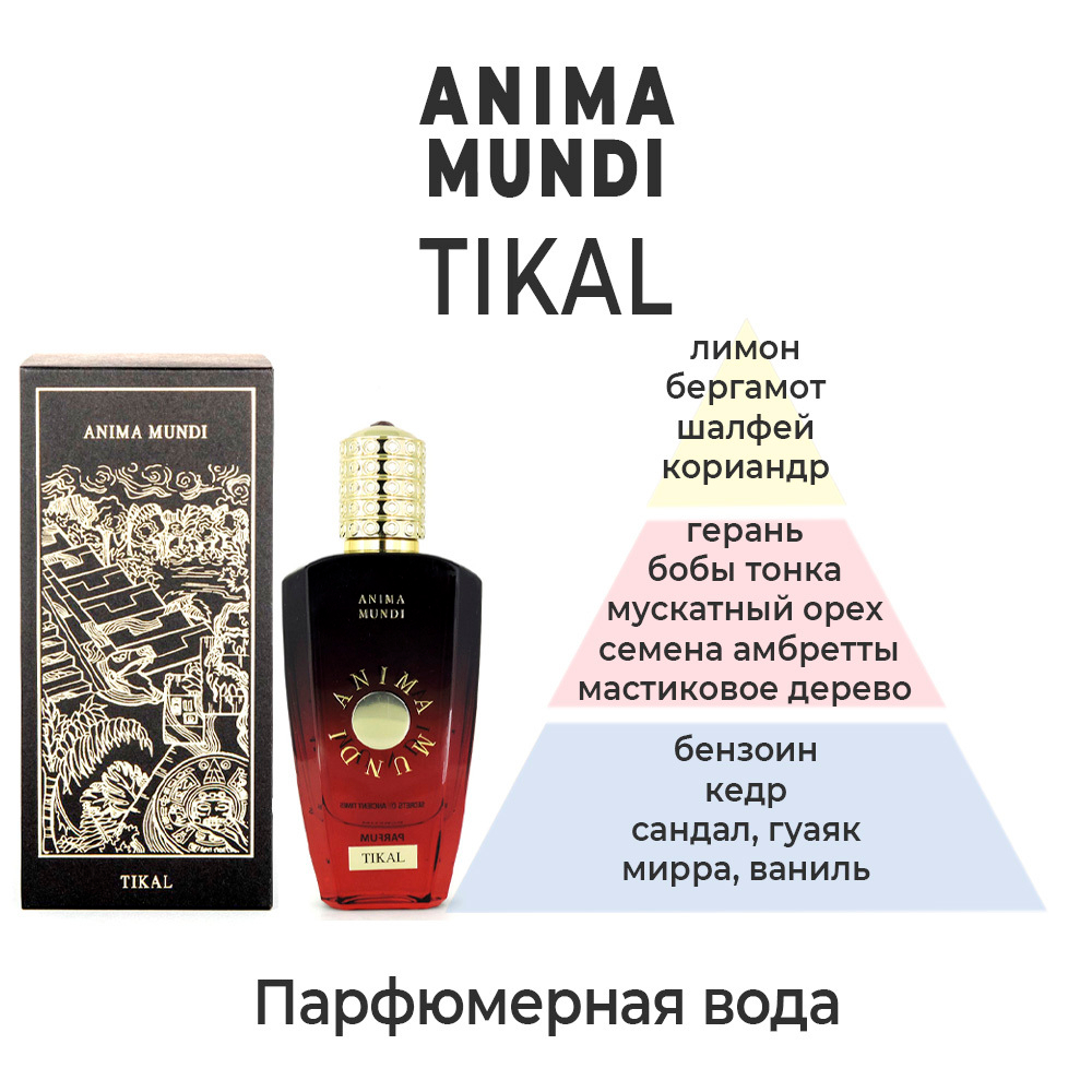 Anima Mundi Tikal — парфюмерная вода для мужчин и женщин. Описание аромата.