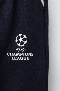 ZARA БРЮКИ-ДЖОГГЕРЫ UEFA CHAMPIONS LEAGUE ®, МОРСКОЙ ТЕМНО-СИНИЙ