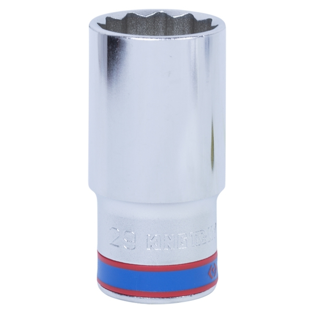 KING TONY (423029M) Головка торцевая глубокая двенадцатигранная 1/2", 29 мм