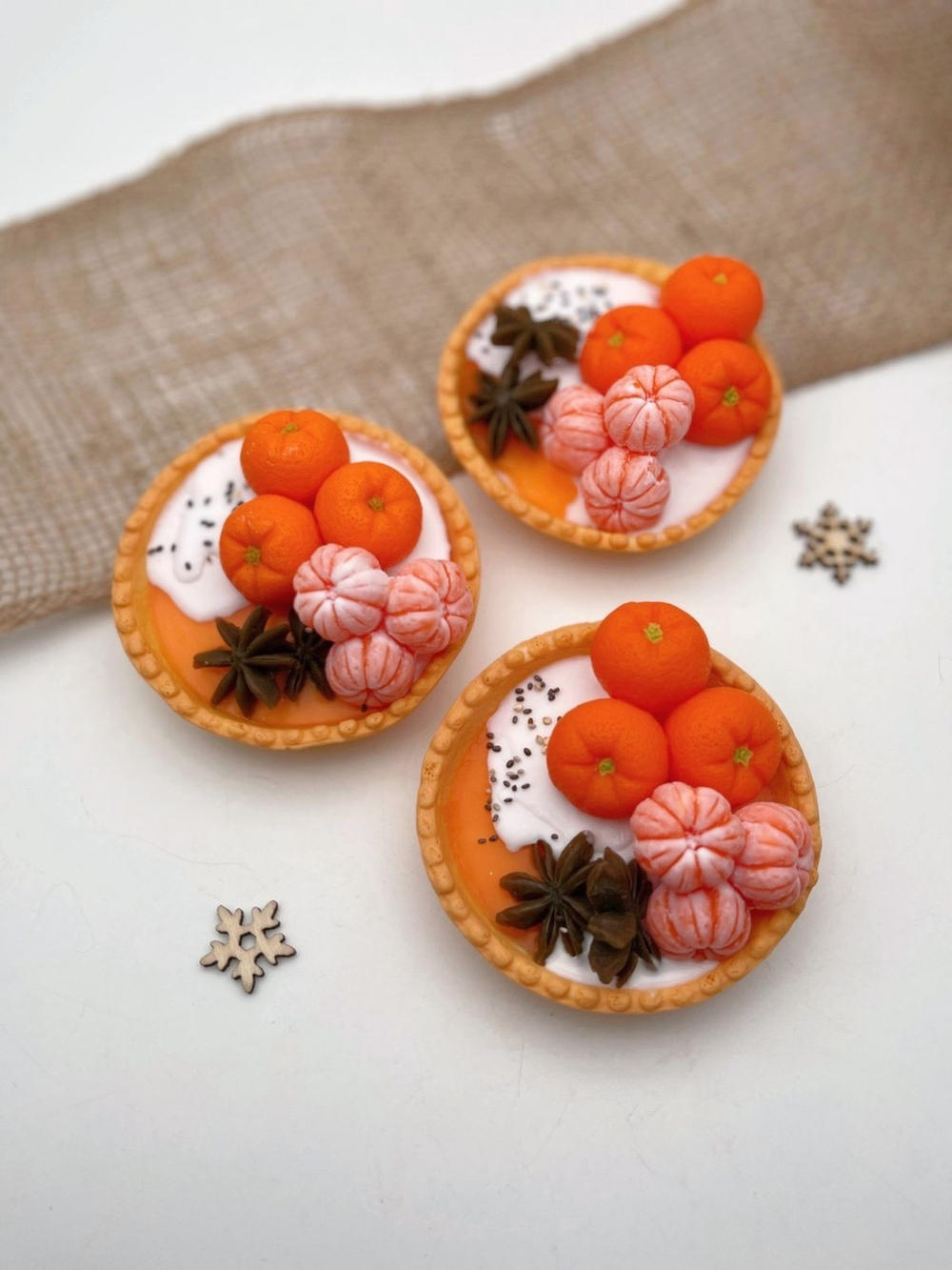 Подарок на Новыцй год сувенир мыло Танжерины