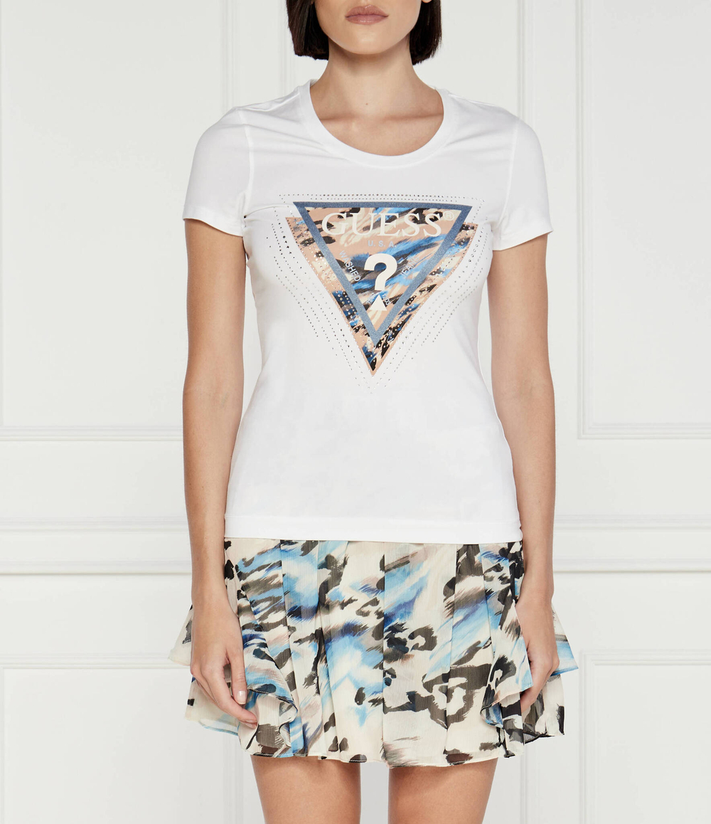 Футболка SS CN LEO GUESS - белый(W4YI15 J1314)