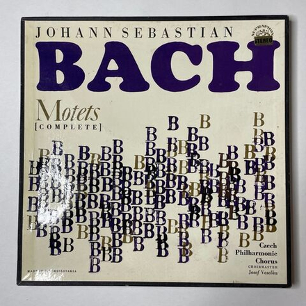 Винтажная виниловая пластинка LP J. S. Bach И. С. Бах Motets BWV 225-230 (Чехословакия 1978)