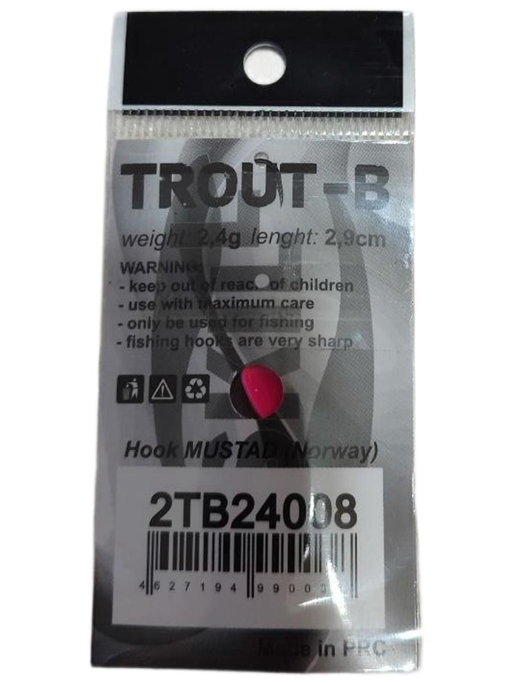 Блесна SKILL TROUT-B 2,4 цвет 2tb24008