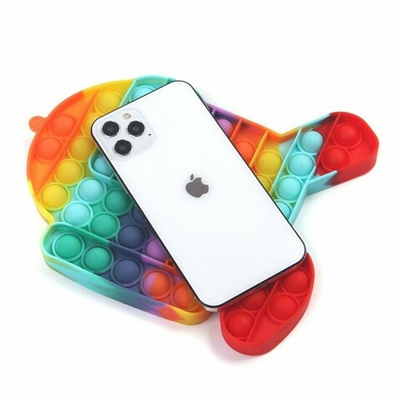 Игрушка антистресс Pop it Among Us 20x20, силикон, 012671