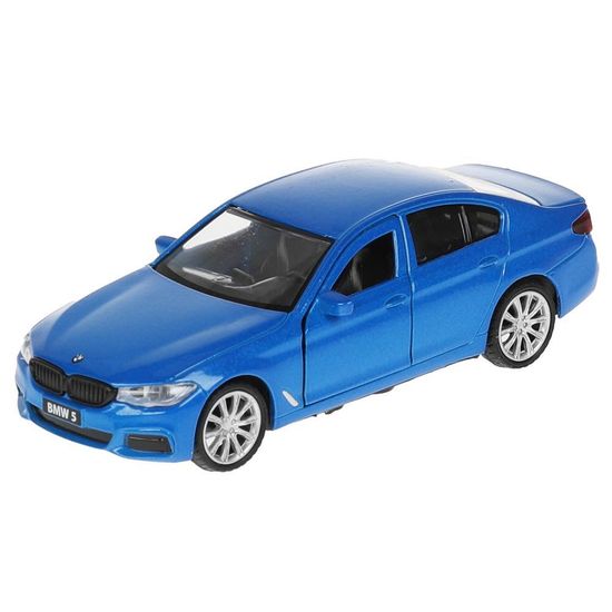 Машина металл BMW 5-ER SEDAN M-SPORT 12 см, двери, багаж, син, кор. Технопарк