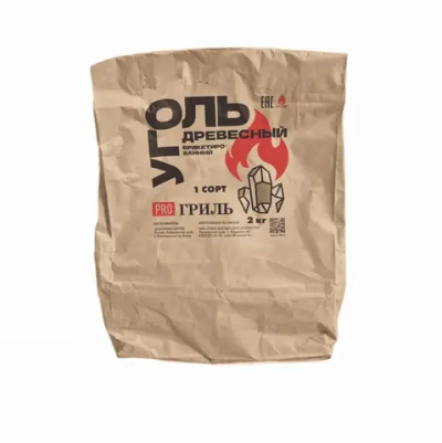 Брикет древесно-угольный 2 кг 2 сорт